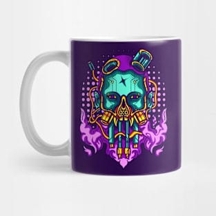 Building Humanoid Illustration Mug